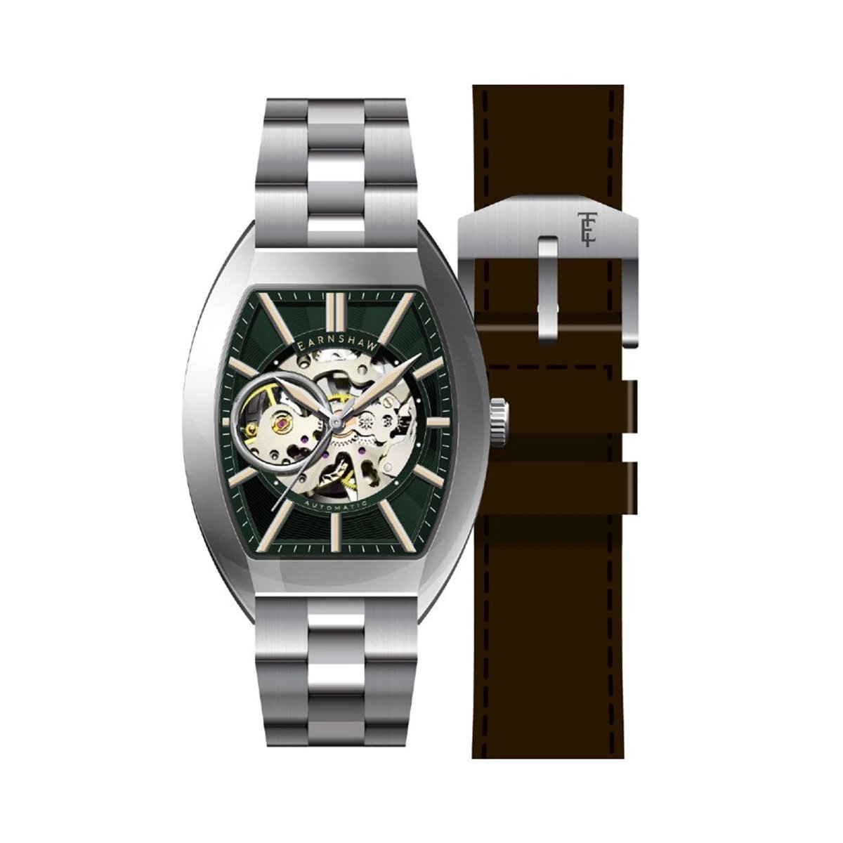 Earnshaw - ES-8310-33 - Polshorloge - Heren - Automatisch - Heritage Beauchamp