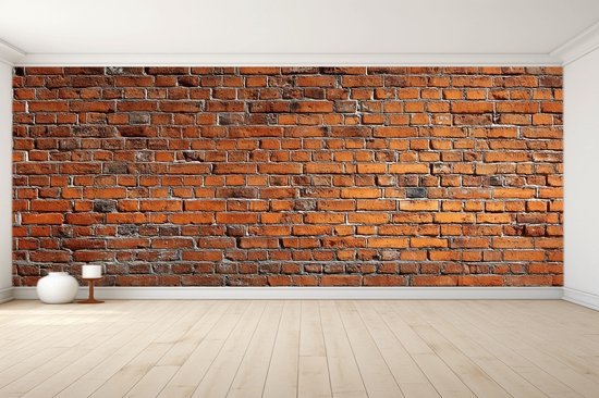 Naadloos behang Fotobehang - Urban Brick Wall Charm - 250x300 centimeter
