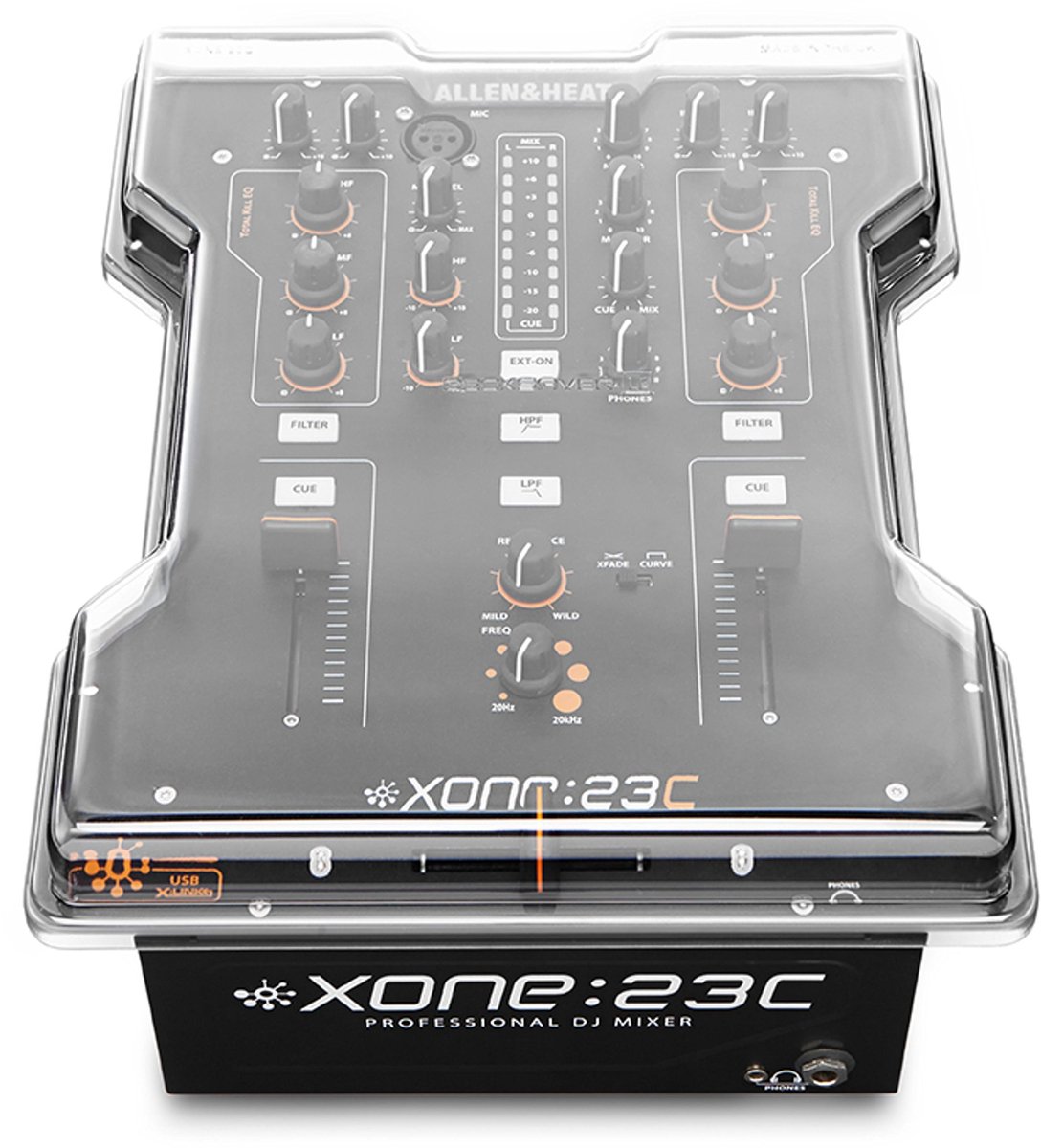 Decksaver Allen & Heath Xone:23/23C Cover - Cover voor DJ-equipment