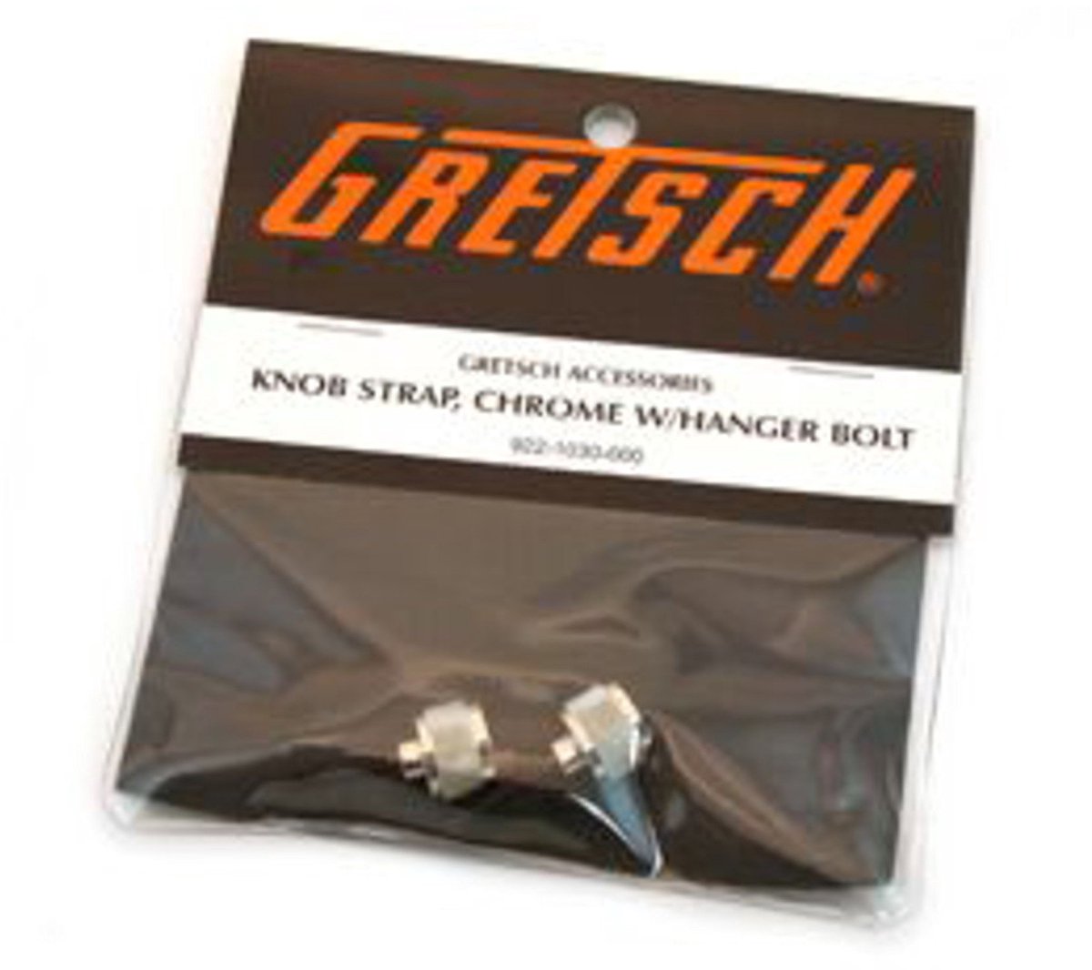 Gretsch gordelknopf incl. schroef Chrome, 2 st. - Gitaaronderdeel
