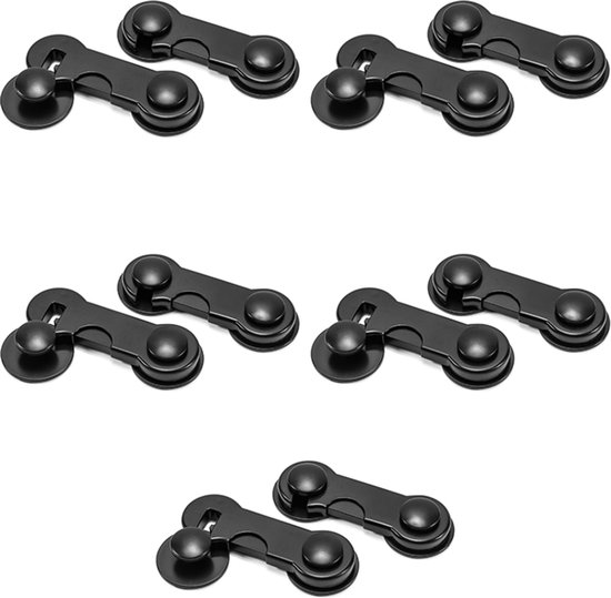 Bulk Hardware BH00087 Bronskleurige Beeldhaak In Railvorm Verpakking Van 10 Wit Stuks 2105290035