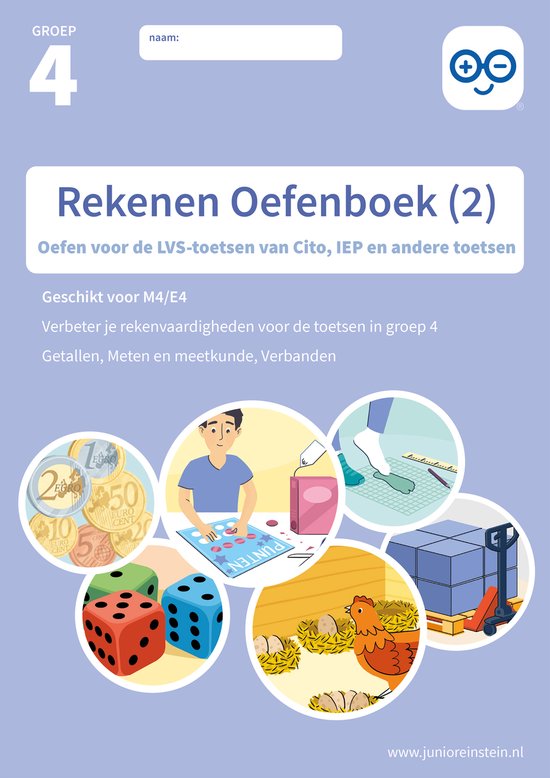 Rekenen Oefenboek deel 2 groep 4 Geschikt voor de LVS-toetse ... - cover