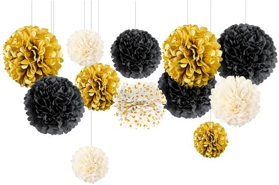 Pompons en Slingers voor Bruiloft of Verjaardag