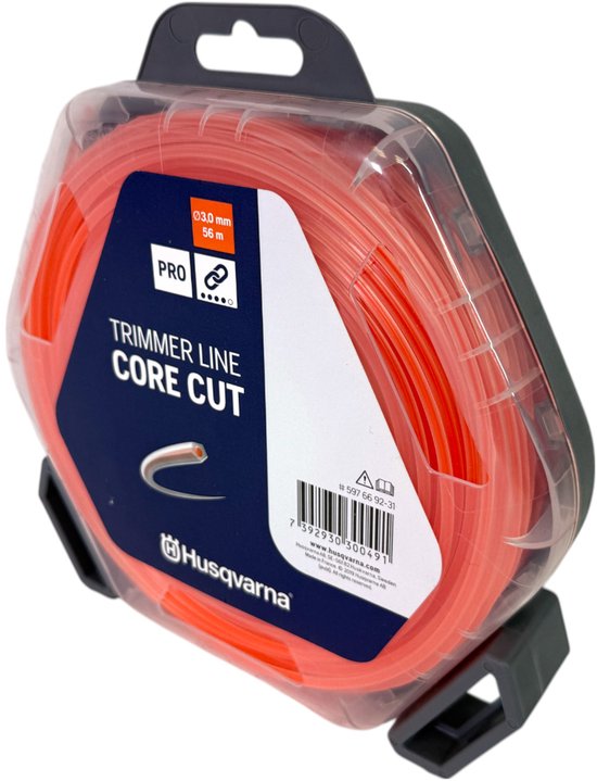 597669231 Trimmerfaden 3mm/56 m Orange / Translucent — afbeelding 4