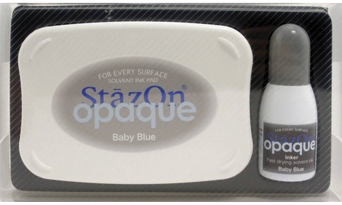 Tsukineko StazOn Opaque Inkpad Baby Blue