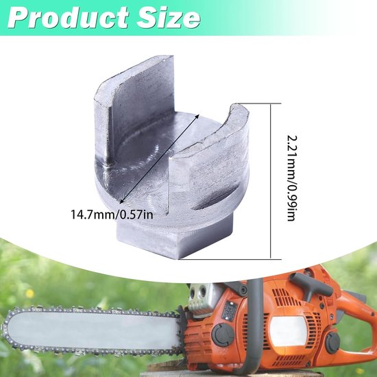 Geschikt voor Oliepomp drukleidingset 502541603 Koppelingsverwijderingsgereedschap voor Husqvarna 455 Rancher 455E 460 kettingzaag Koppelingsverwijderingsgereedschap met oliepomp tandwiel drukleiding onderdelen 544180104, 537261501 van Merkloos	 — afbeelding 2