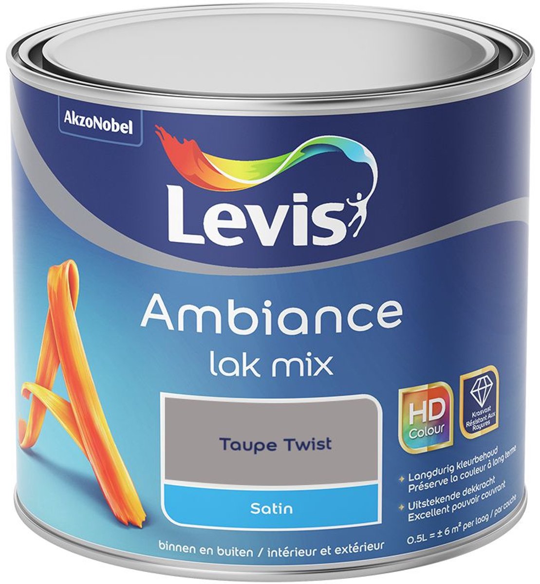 Levis - Ambiance Lak Satin Mix - Taupe Twist - Mengverf - 0,5 L