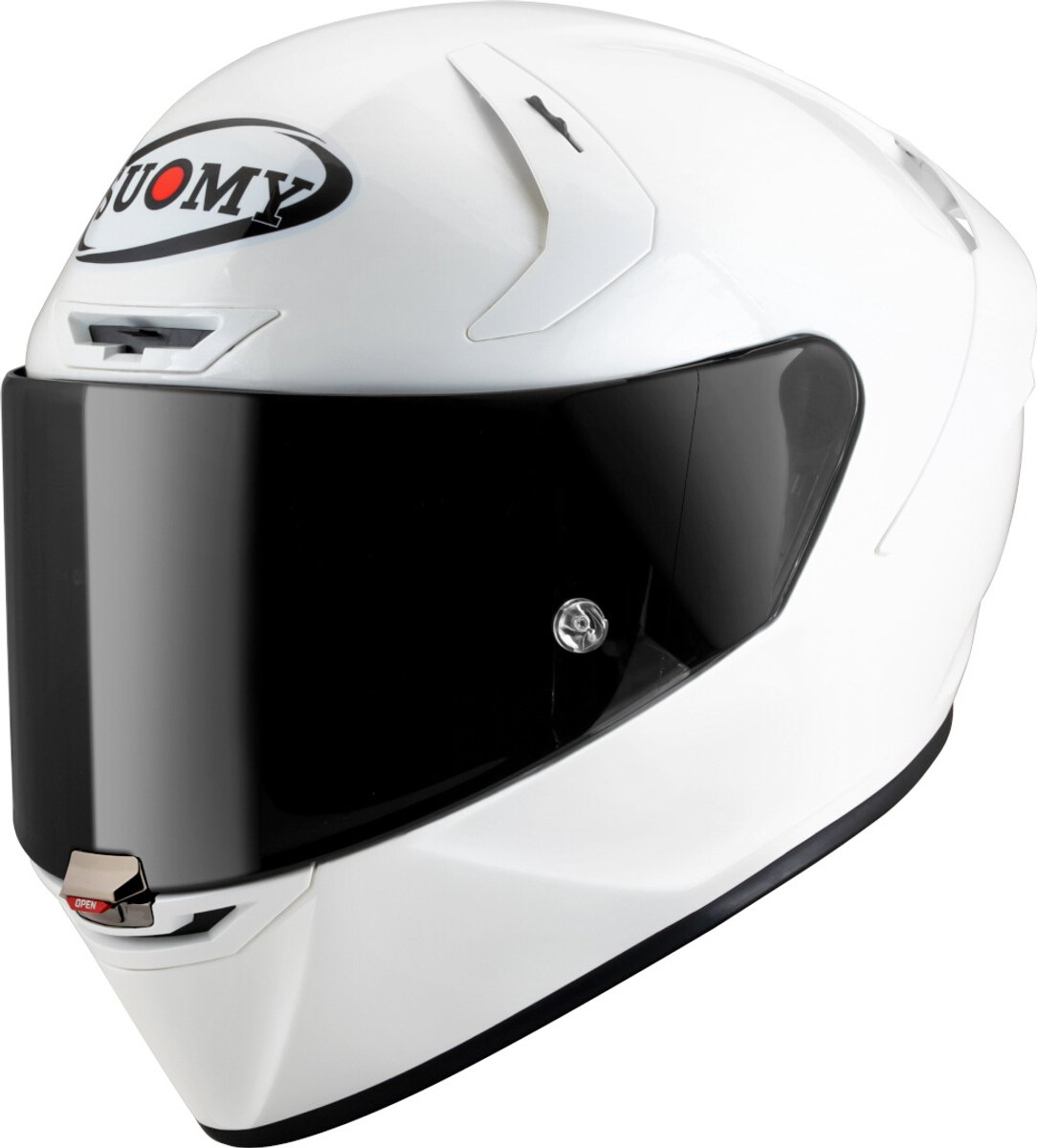 Suomy SR-GP Evo Plain E06 Wit Integraalhelm - Maat S - Helm