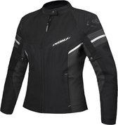 Blouson moto textile femme Ixon Ilana Evo Zwart anthracite Argent - Taille S - Blouson