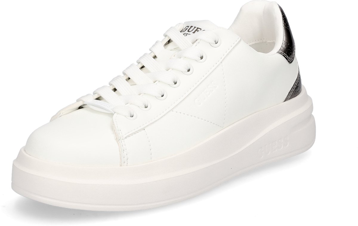 Guess dames sneaker Elbina wit metallic