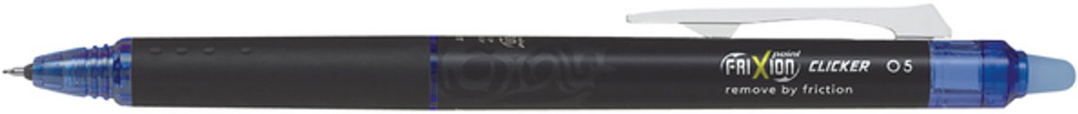 Rollerpen PILOT friXion Synergy point clicker fijn blauw | 12 stuks