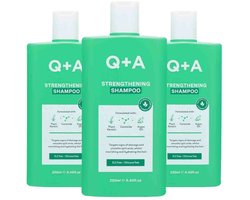 Q+A - Strengthening Shampoo - 3 x 250 ml - Voordeelverpakking