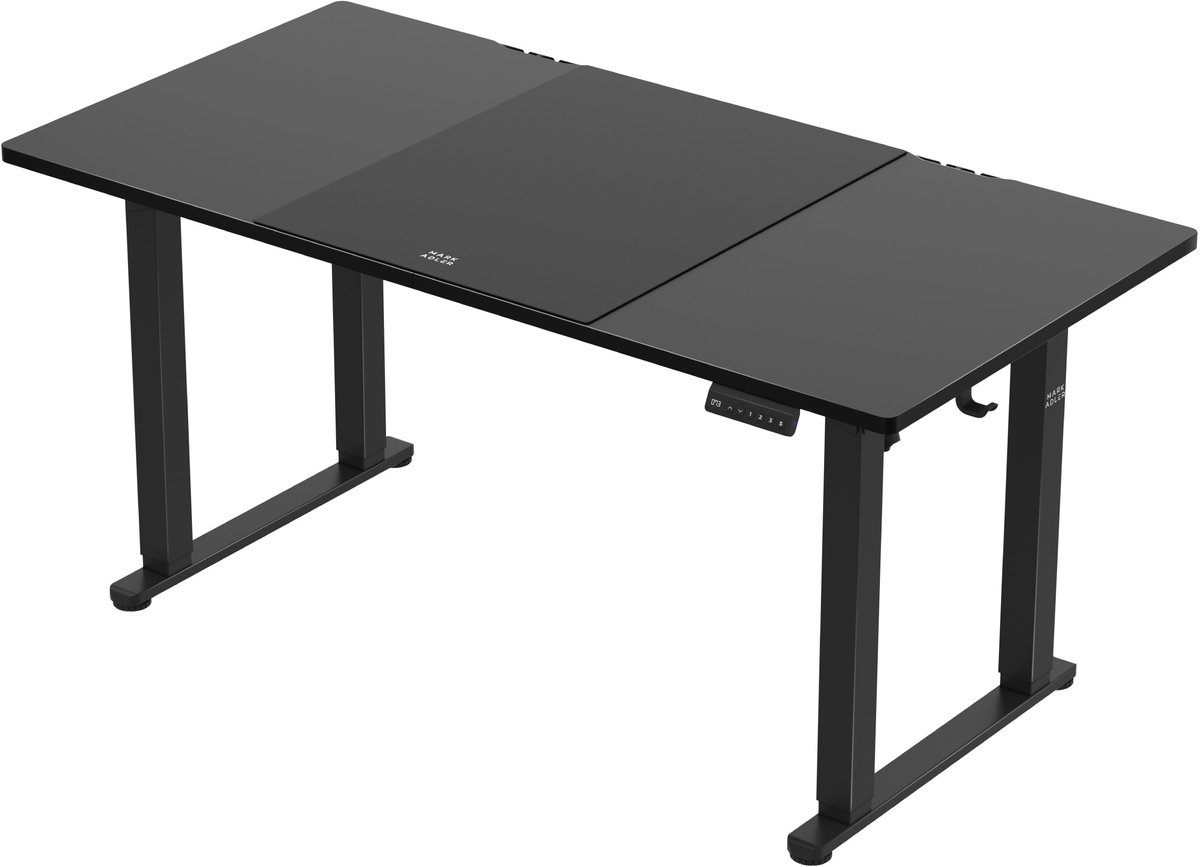 Elektrisch zit-sta bureau Mark Adler Leader 9.3 Black – 160x80 cm – 2 motoren – USB-C – Zwart