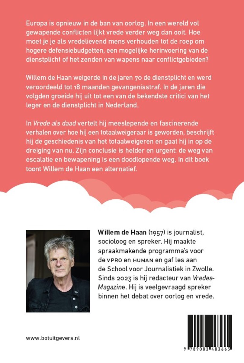 Vrede als daad - back cover