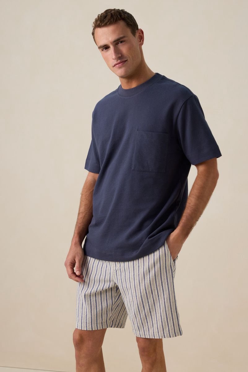 Sissy-Boy - Donkerblauw boxy T-shirt