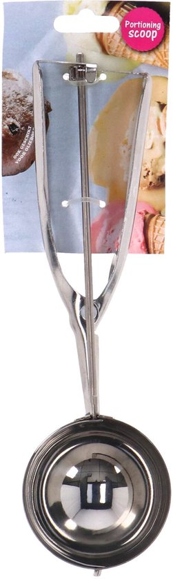 IJsschep IJsbollepel of oliebol beslaglepel - RVS - 7cm