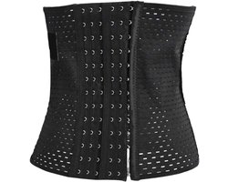 Buikband om af te vallen en een platte buik te krijgen (M - Zwart)