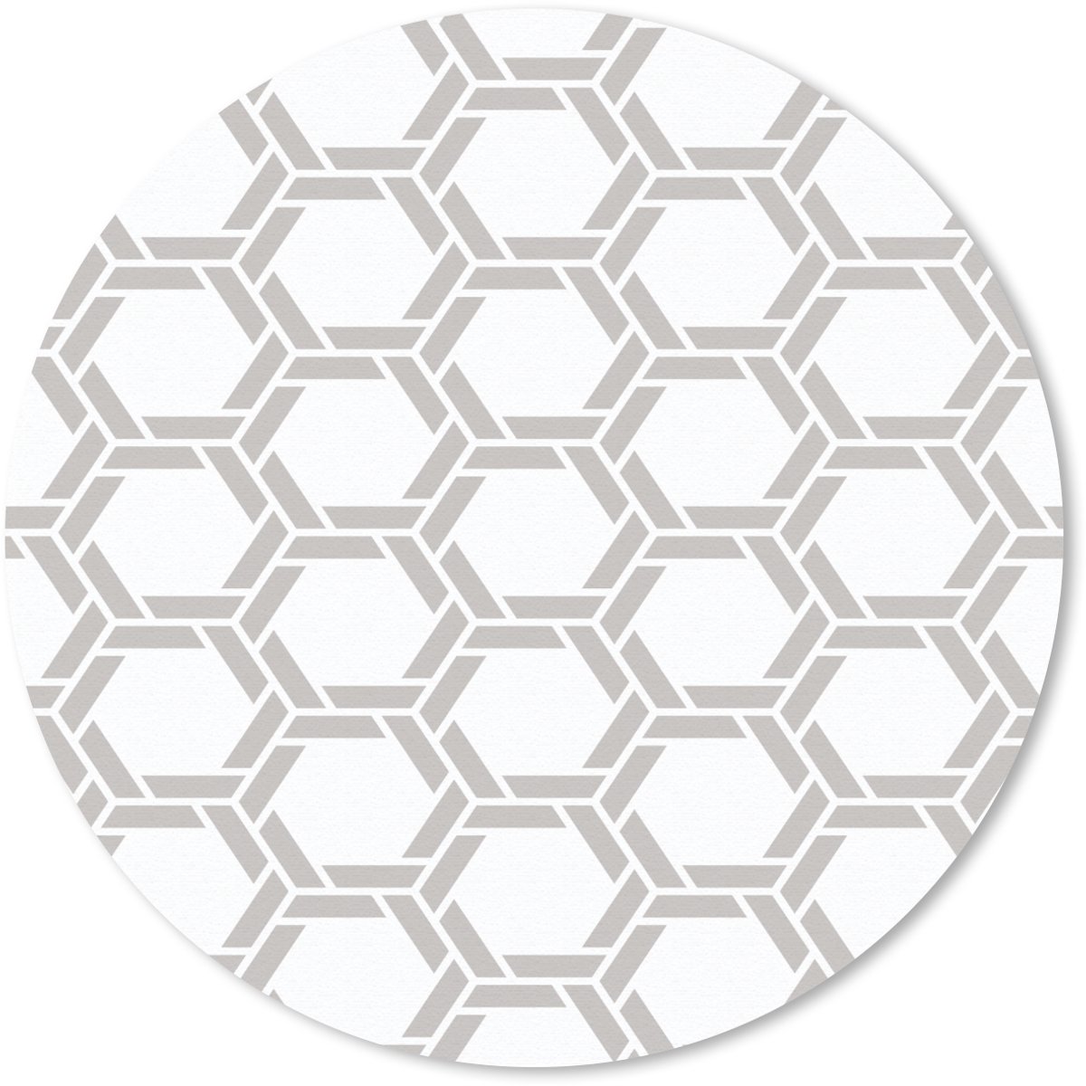 Muismat rond 40x40 cm - Mousepad Grafisch - Patroon - Modern - Ronde muismatten