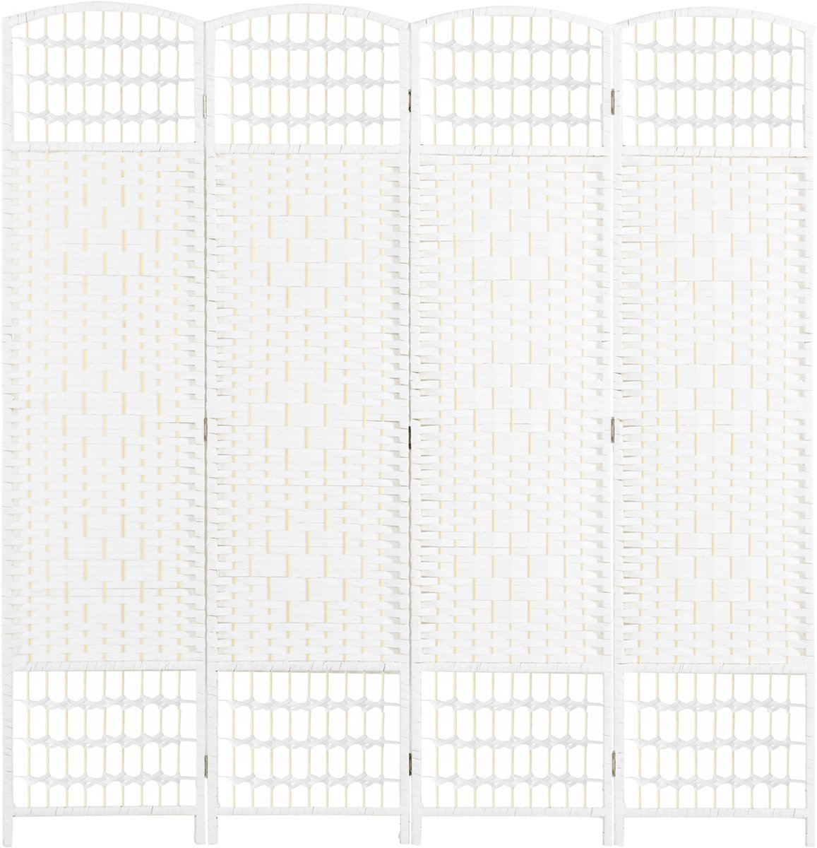 HOMCOM-Kamerverdeler-160x1.5x170cm-Hout-Wit