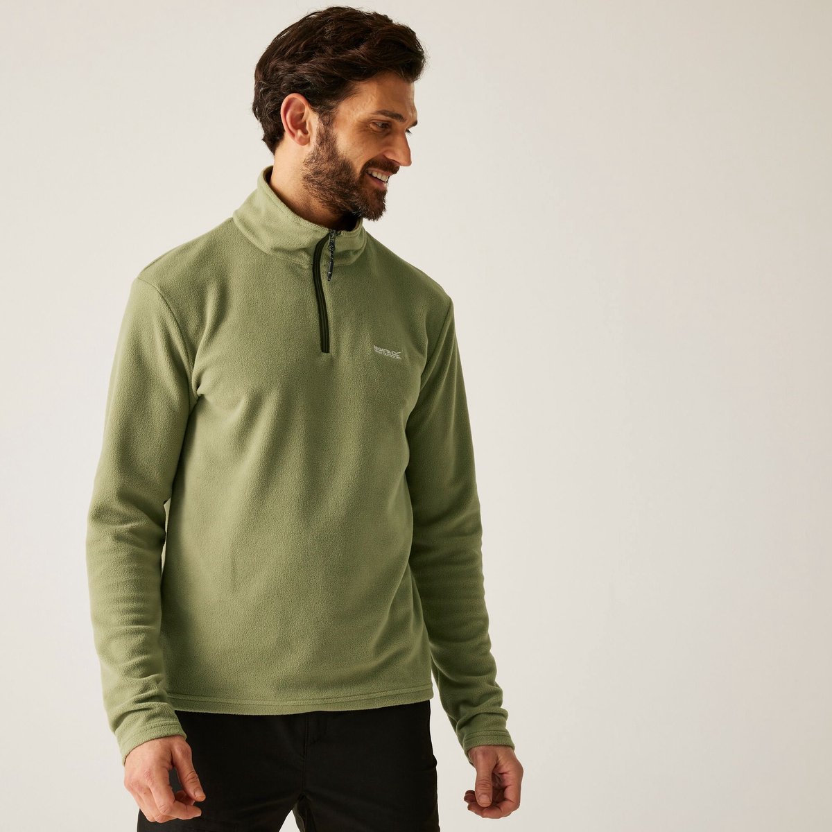 Fleece Heren Wandelen Thompson Groen
