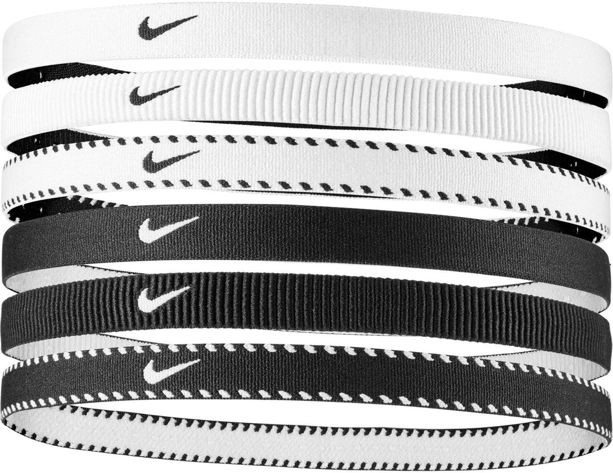 NIKE ACCESSOIRES nike flex classic headbands 6pk Haarband running Wit