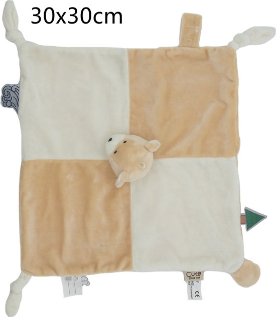 Cute since 1999 - Jasmine de Beer - Knuffeldoekje - Doudou - 30 x 30 cm van Merkloos — afbeelding 2