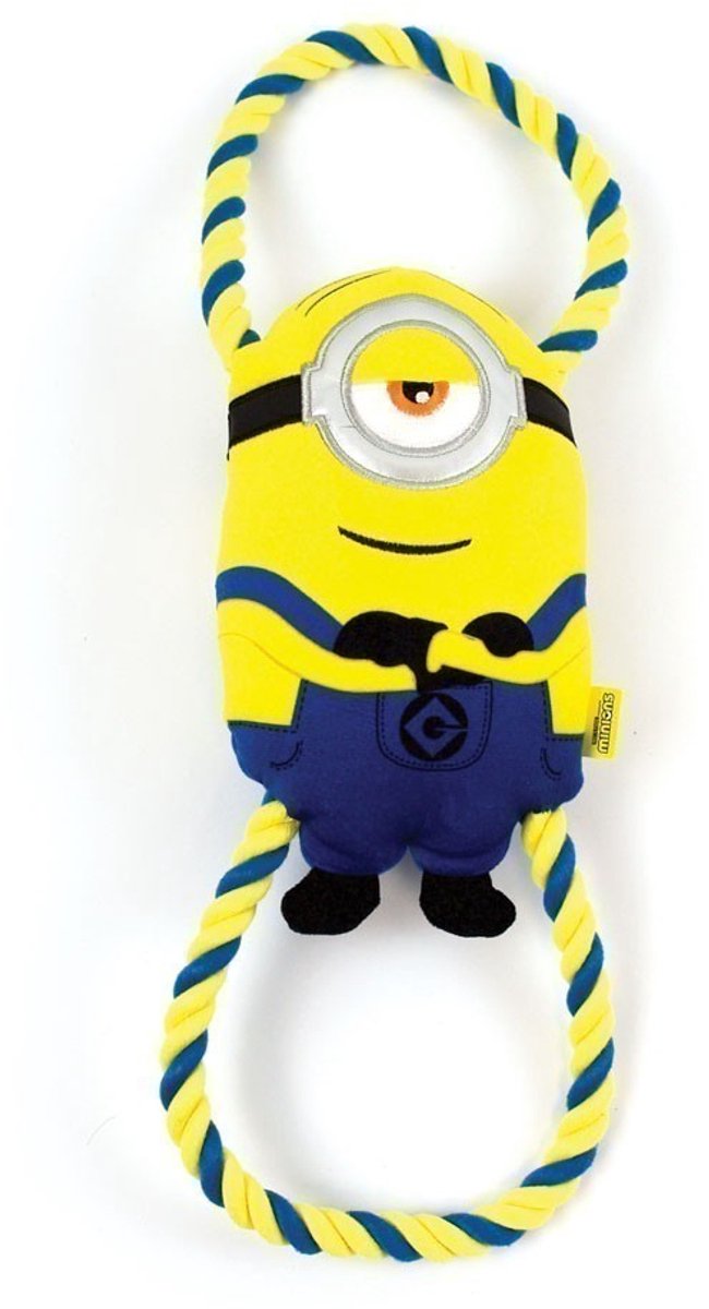 Minions pluche minion stuart aan flostouw 41 cm