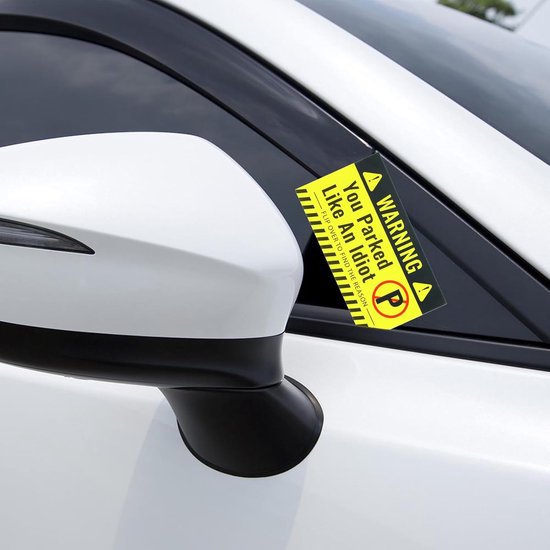 Funny parking tickets - 200 stukken - grappige kaarten met inscriptie - slechte parkeerkaarten - grappige parkeerboetes met verschillende redenen voor overtredingen van Smukdoo — afbeelding 2