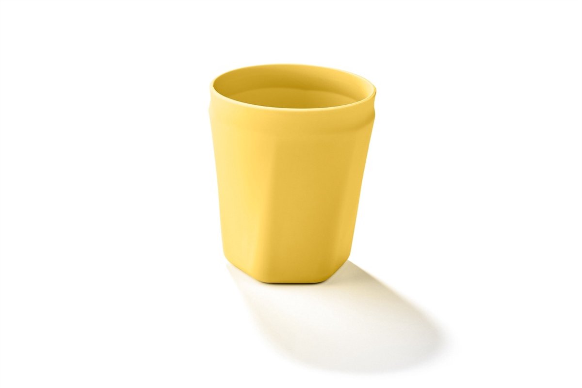 Vitility beker sleeve geel