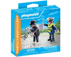 foto van PLAYMOBIL DuoPacks Politieman en inbreker 71804