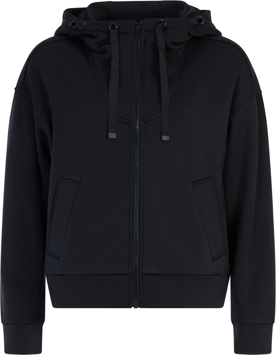 Protest Prtface Fleece vest Dames Lange mouwen Outdoor Ritssluiting Zwart