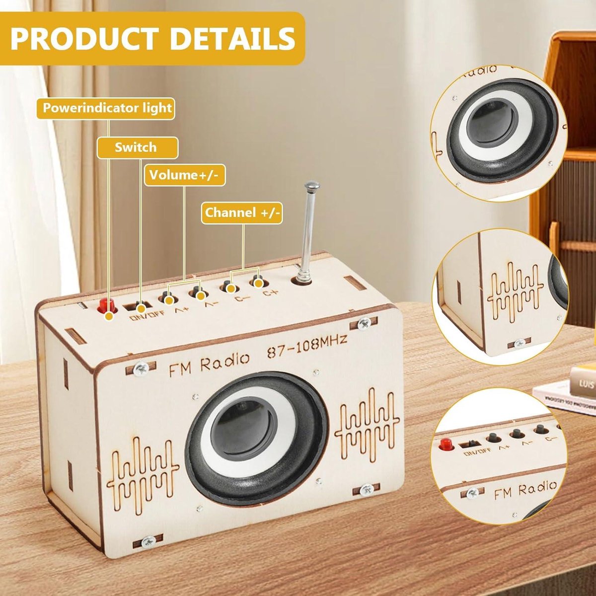 Retro fm-radio (bouwpakket) - speelgoed kopen? | Korting tot 27