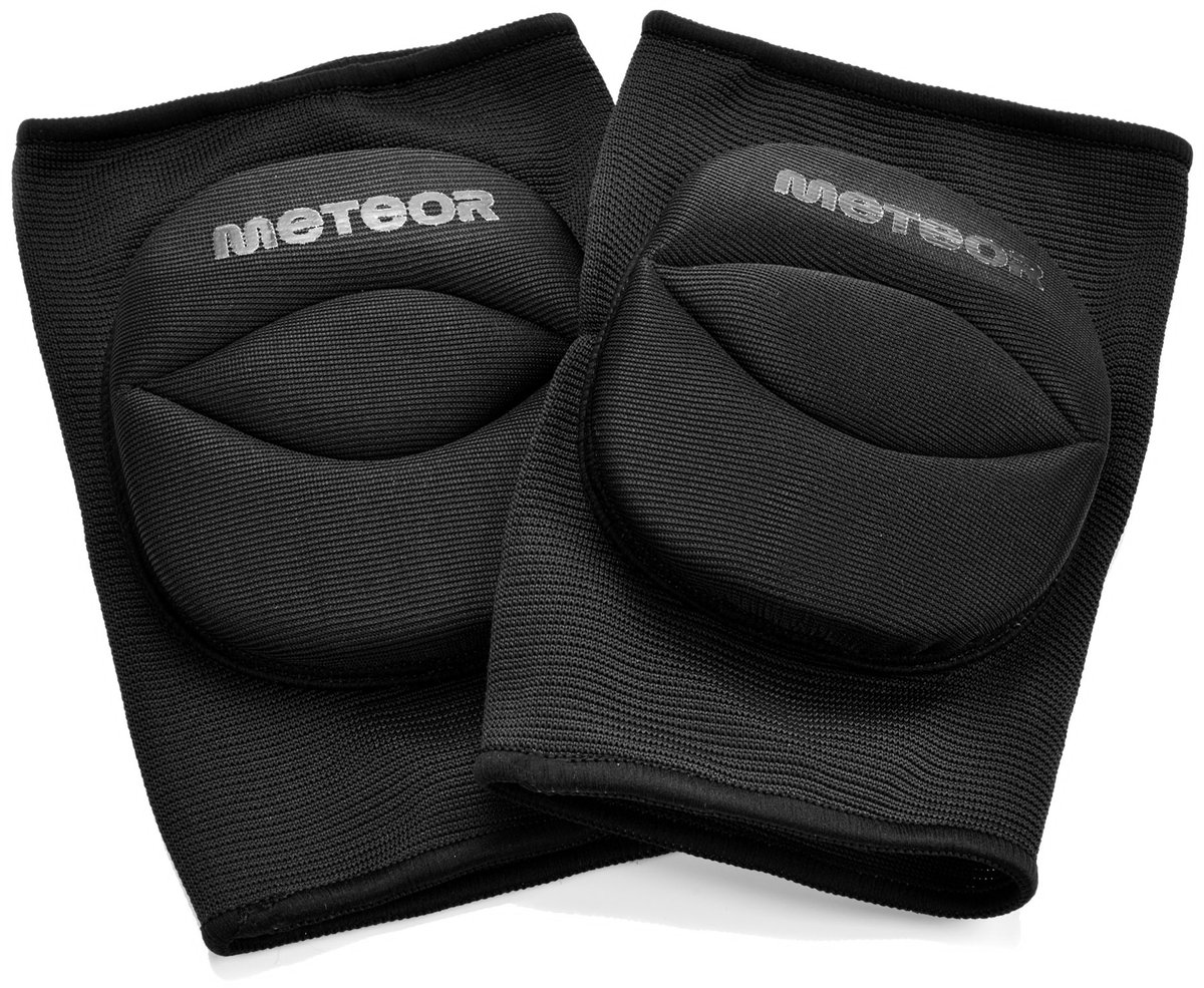 Meteor - Volleybal kniebeschermers - maat L, zwart