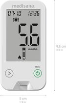 medisana Meditouch2 Startpakket - mmol/L (versie voor Nederland) - Bloedsuikermeter