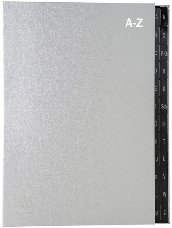 Ordner map karton met PP Pergamy 50mm rug geel