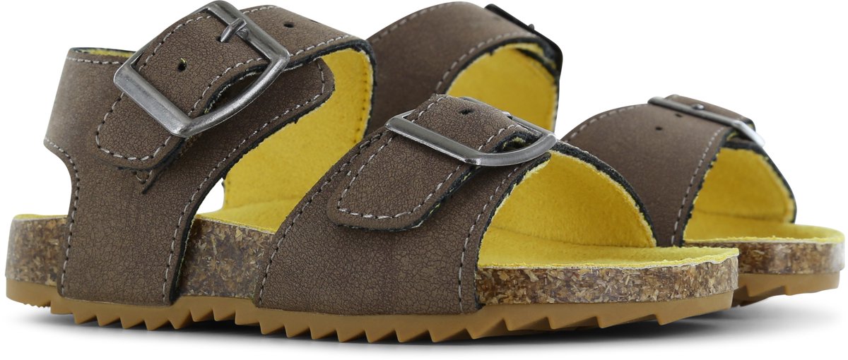 Go Banana's Sandaal – Dark Taupe - Sandalen Kind - Jongens - Dark Taupe - Microleer - Maat 28