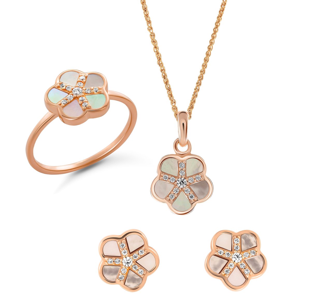 Orphelia SET-7585/RG/52 - Meerdelige set (3 of meer artikelen) - Zilver 925