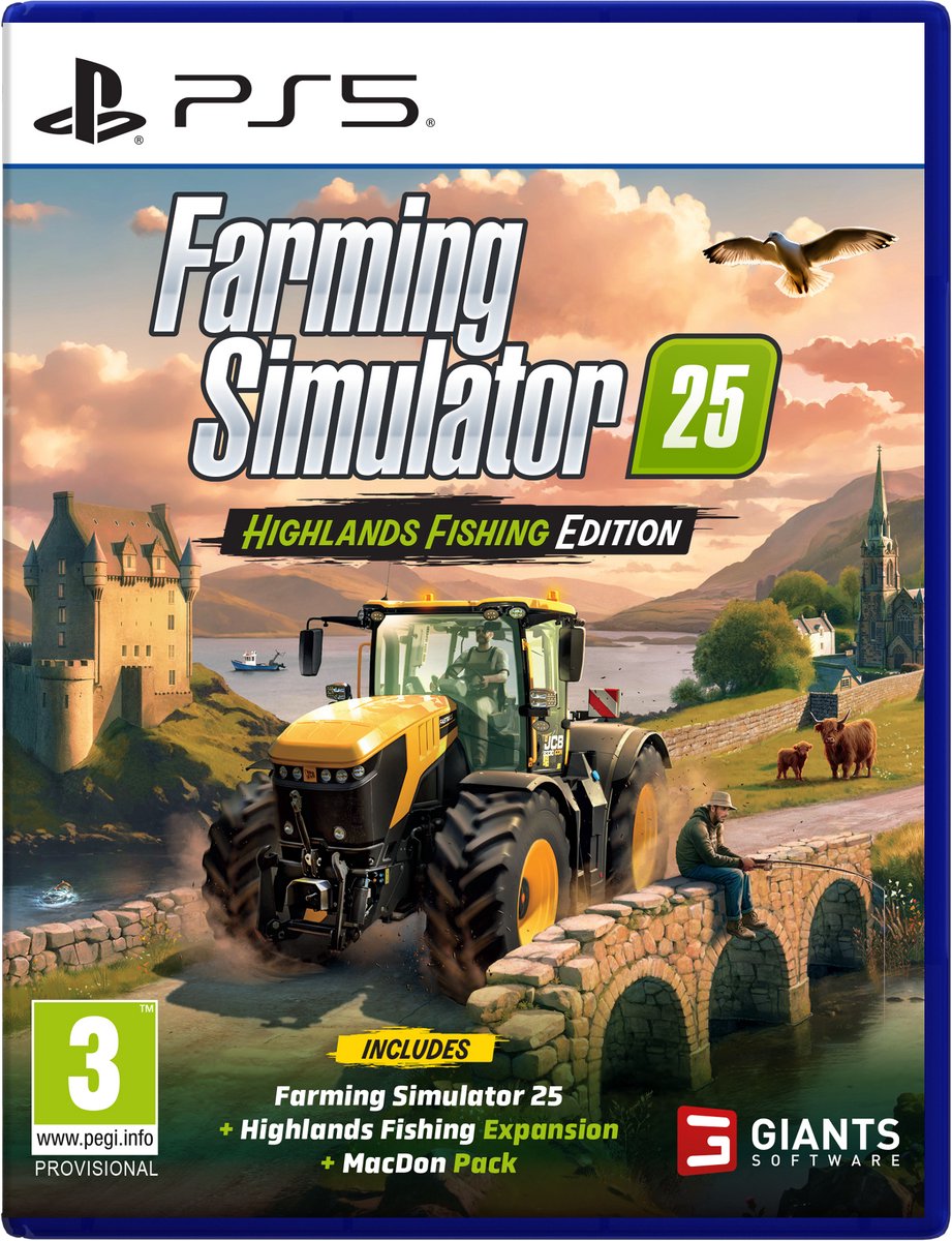 Koch Software Farming Simulator 25: Highlands Fishing Edition PS5 Game