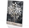Boom, Minimalisme, Bladeren, Zwart, wit, grijs, zilver, beige