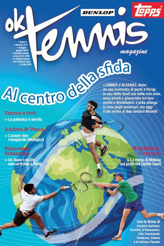 OKTennis 5 - OKTtennis Giugno 2025 - cover