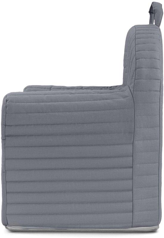 Albero Mio Stripe Graphite Kinderfauteuil - Kindersofa - Kinder Fauteuil - Kinderfauteuils - Peuterstoeltje — afbeelding 3