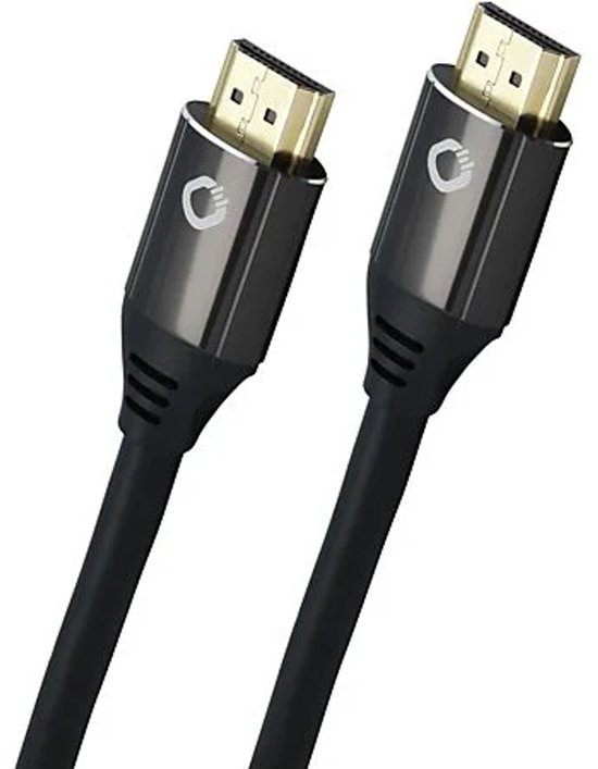 Oehlbach HDMI gecertificeerd 2.1 - [1x HDMI-stekker - 1x HDMI-stekker] 1,5 meter zwart