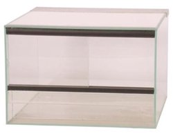 Terrarium met Schuifdeuren | 80 x 35 x 50CM voor reptielen en amfibieën