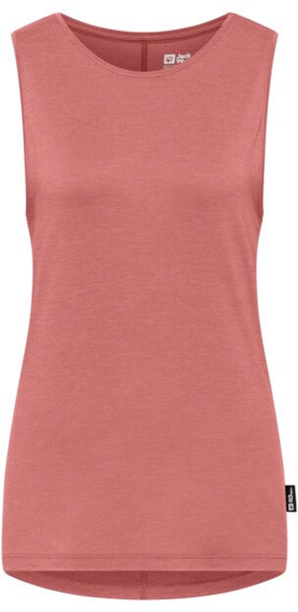 Jack Wolfskin Travel Top W – Outdoor Kleding Fleeces en Truien T-Shirt Rood
