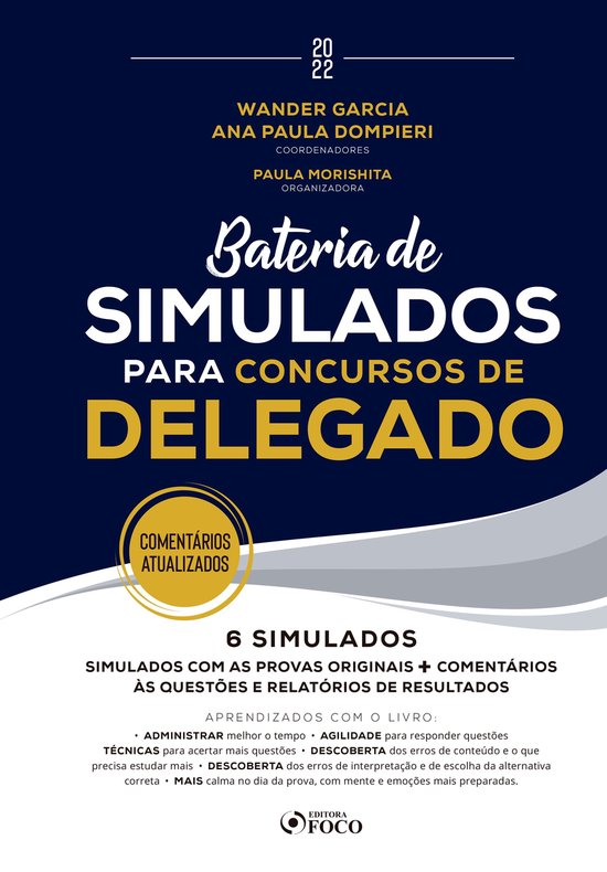 Bateria de Simulados para concursos do Delegado - cover