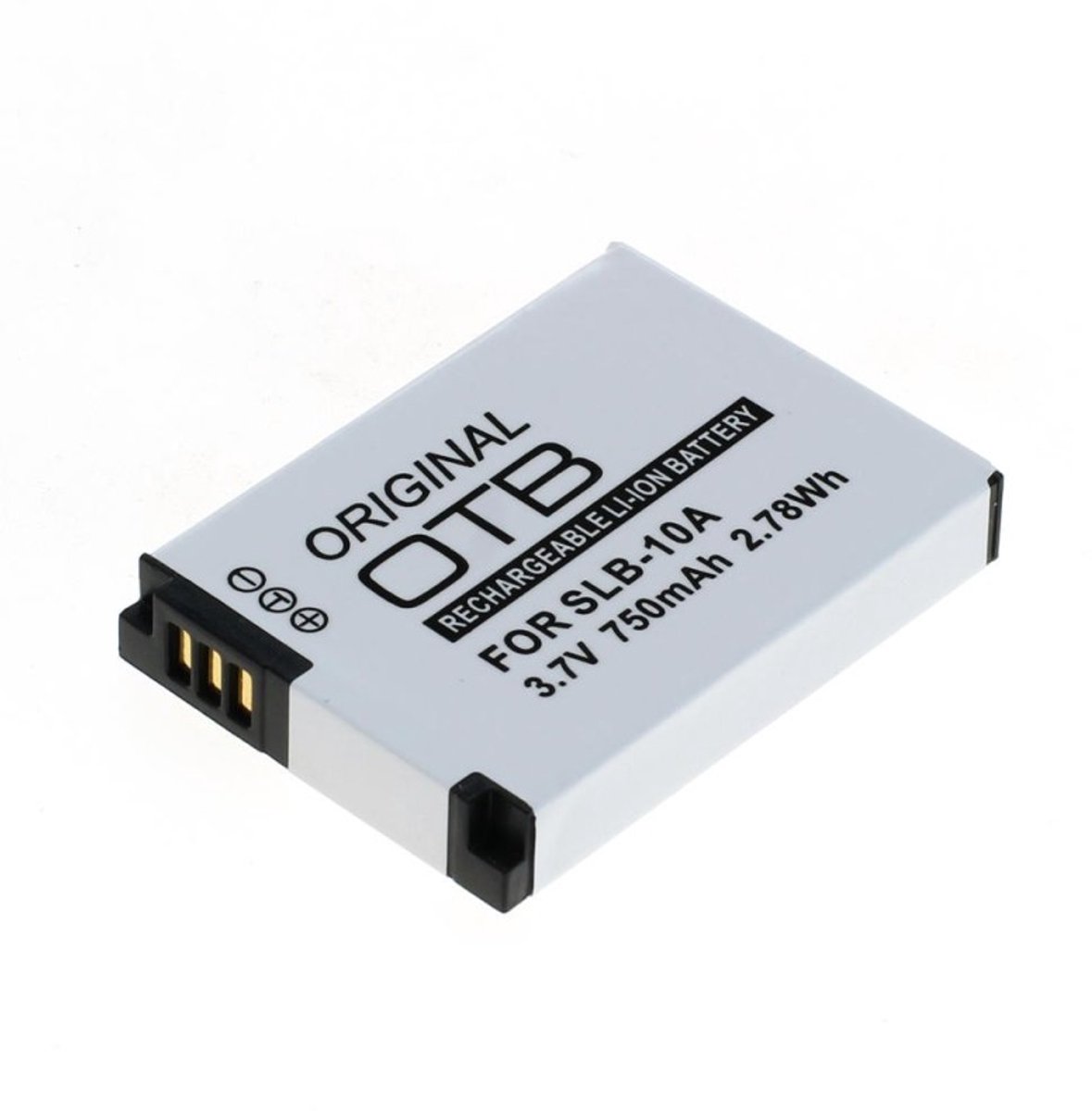 OTB Camera accu compatibel met Samsung SLB-10A en JVC BN-VH105 / 750 mAh