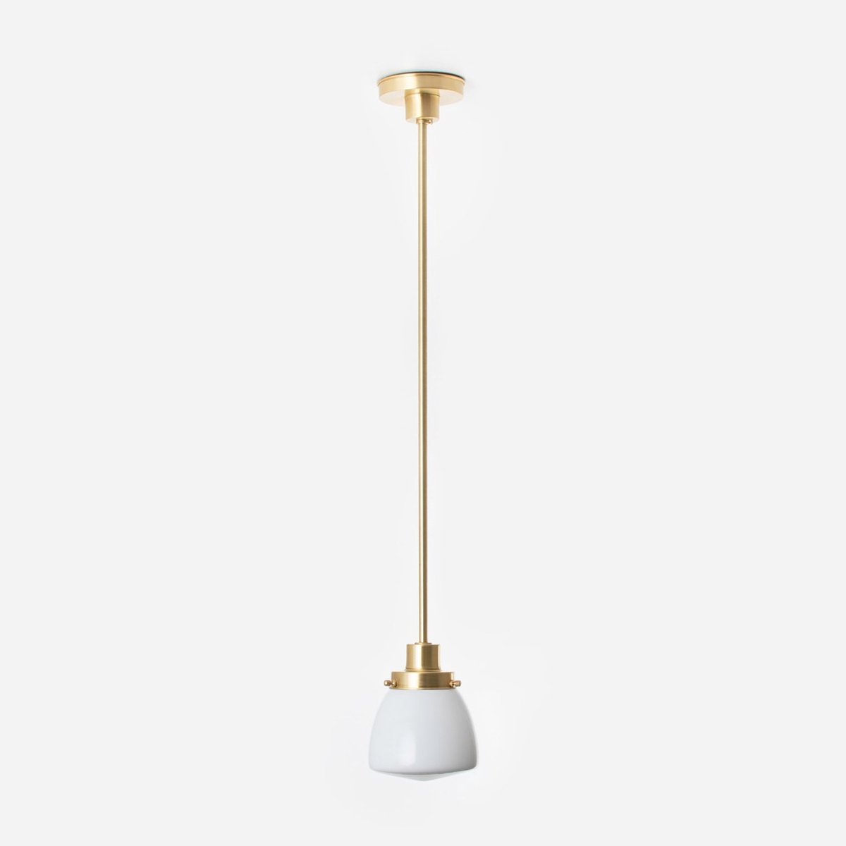 Hanglamp Schoolbol Small 20's Messing - Art Deco Trade