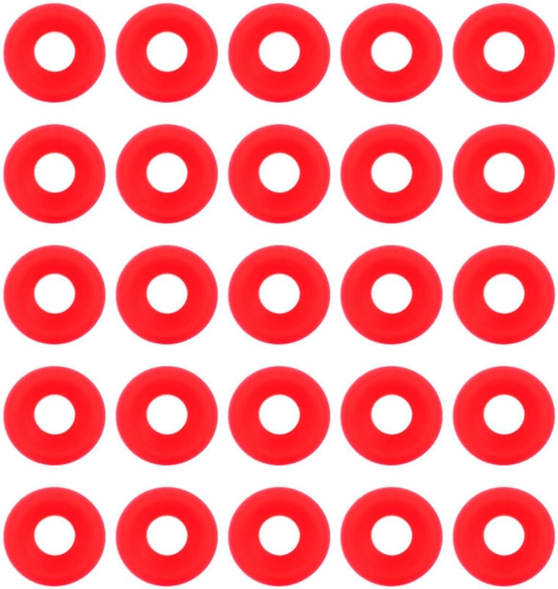 Image of 25 Stuks Siliconen Pakkingring - Swing Flip-flessen - Swing Top Washers - Compatibel Met Grolsch Bottle - Home Brew Beer - Lekvrije Afdichtringen Pakkingen