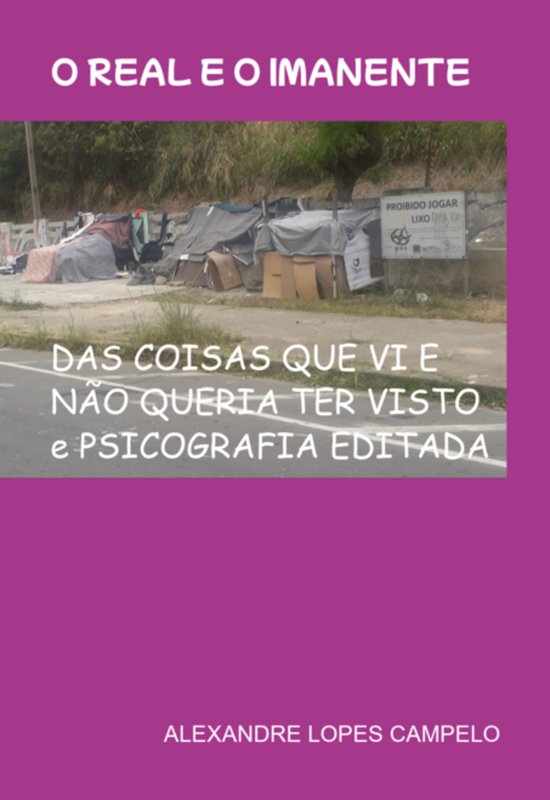 O Real E O Imanente - cover