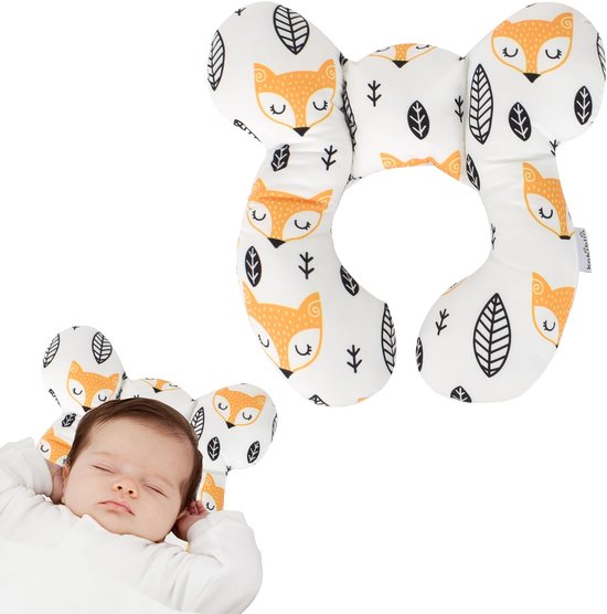 Babykussen, Banaanvorm Verstelbaar Hoofdsteunkussen Voor Kinderwagen, Nekkussen Voor Pasgeborenen, Nekkussen Voor Baby's Voor Pasgeboren Baby's, Peuters En Kinderwagens